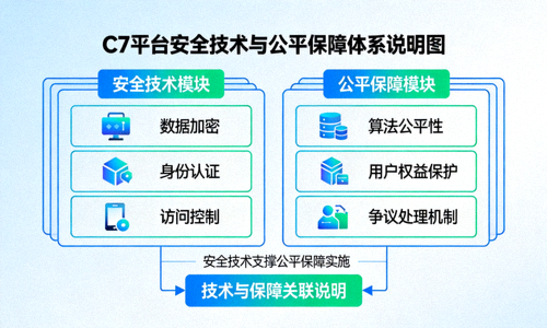 C7平台安全技术与公平保障体系说明图